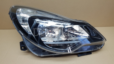 Světlomet přední, černý, pravý – Opel Corsa D 95515398