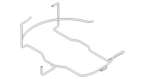 Klec uchycení náhradního kola – Opel Zafira A, Zafira B 13285262