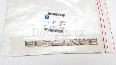 Nápis ELEGANCE – Opel Omega B 9192627