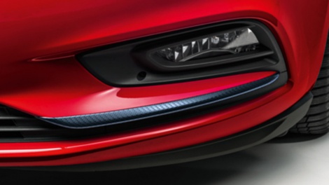 Ozdobné lišty pod přední mlhová světla, Carbon – Opel Astra K 39047370