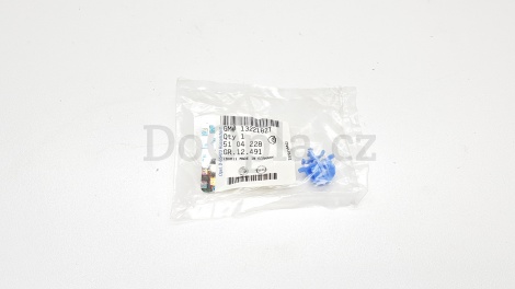 Příchytka deflektoru, modrá – Opel Astra H, Zafira B 13221827