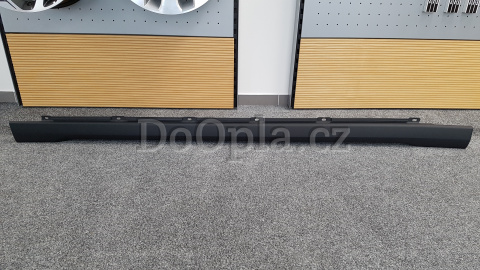 Obložení prahu, černé, levé – Opel Vectra C, Signum 24427550