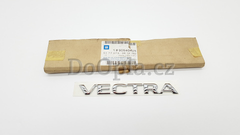 Nápis Vectra – Opel Vectra B 90540425