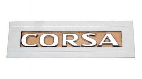 Nápis Corsa na víko zavazadlového prostoru – Opel Corsa D+E 93188809